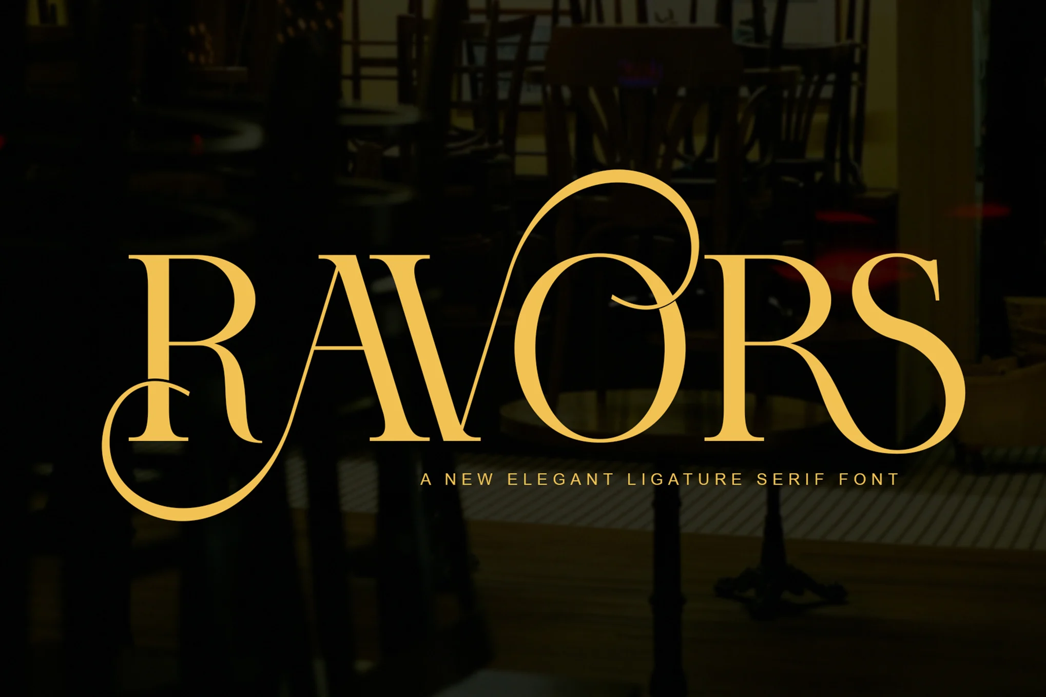 RAVORS Elegant Ligature Serif 字体-光子波动网 | 专业WordPress修复服务,全球范围,快速响应