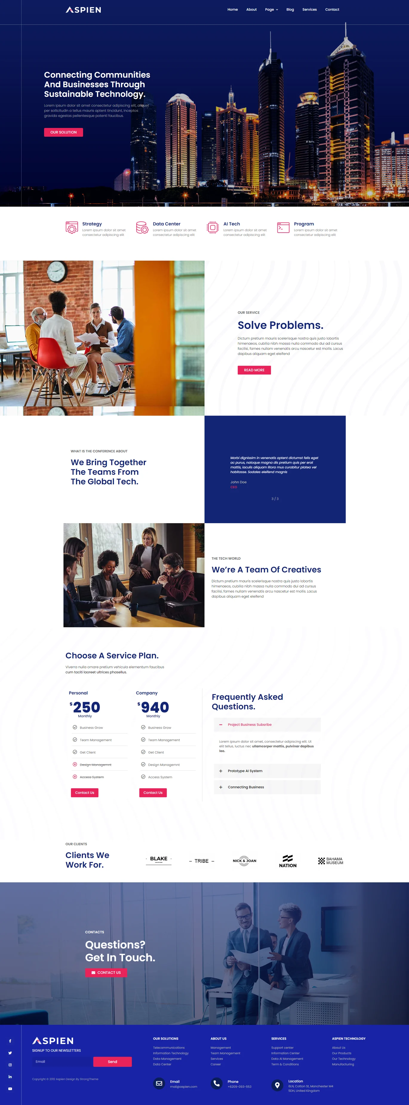 Imagen [3] - Aspien - Business Connections Elementor Template Suite - Photon Flux Network | Servicio profesional de reparación de WordPress, alcance global, respuesta rápida