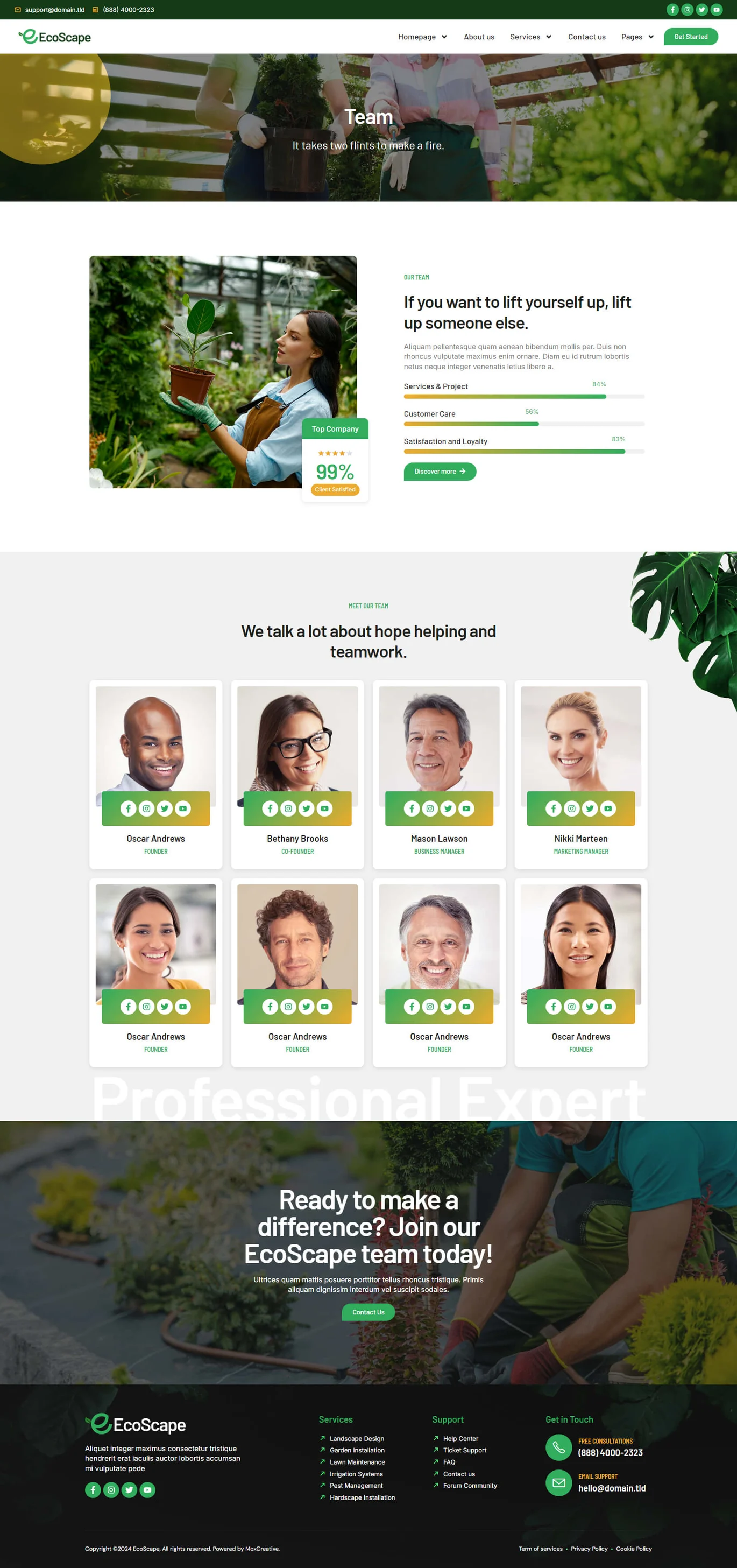 Image [2] - EcoScape - Gardening & Landscaping Elementor Pro Template Suite - Photon Fluctuation Network | Professional WordPress Repair Service, Global Reach, Fast Response