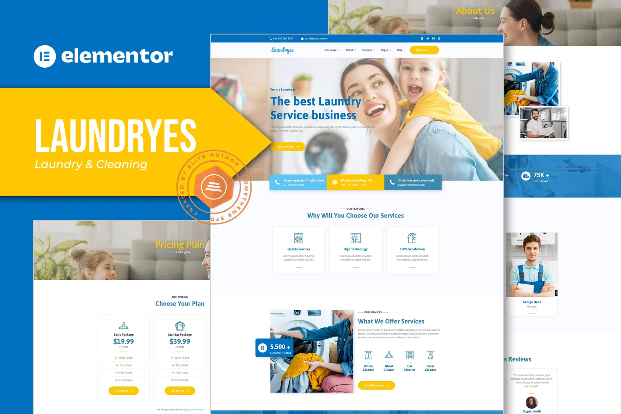Image [1]-Laundryes - Laundry & Cleaning Elementor Template Kit - Photon Fluctuation Network | Professional WordPress Repair Service, Global Reach, Fast Response