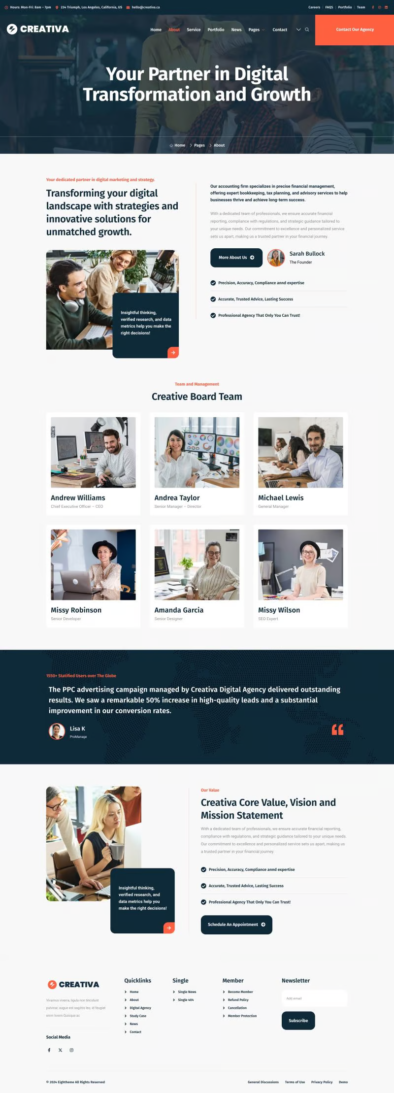 图片[1]-Creativa – 数字营销机构 Elementor 模板套件-光子波动网 | 专业WordPress修复服务，全球范围，快速响应