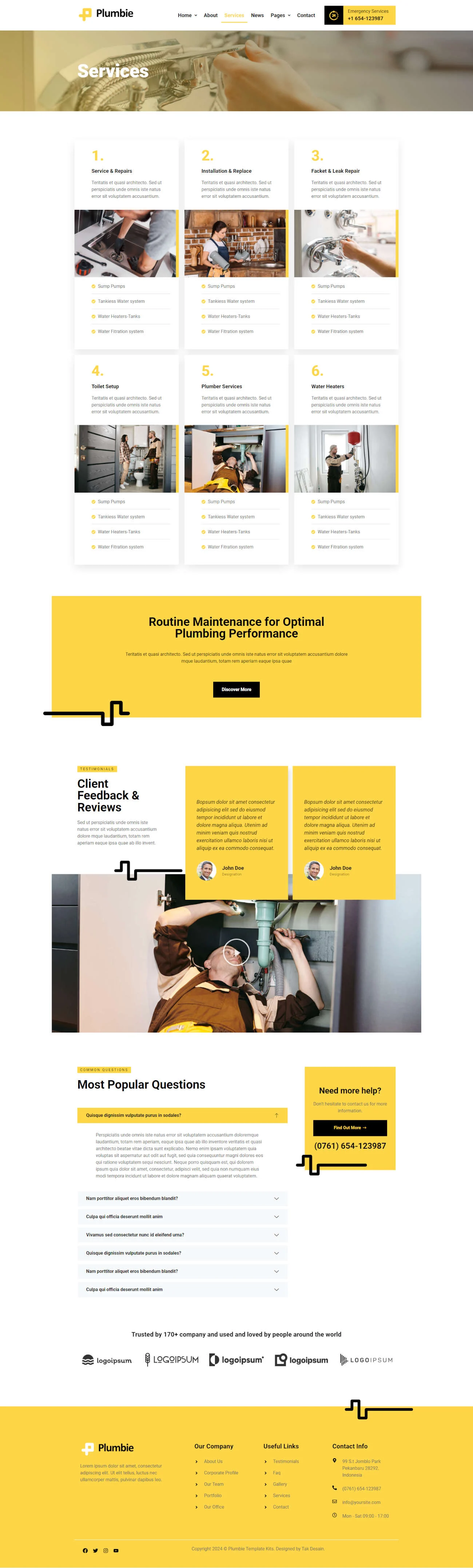 图片[2]-Plumbie – 水管服务 Elementor 模板套件-光子波动网 | 专业WordPress修复服务，全球范围，快速响应