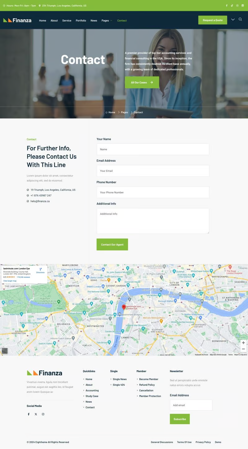 Imagen [2] - Finanza - Finance & Accounting Firm Elementor Template Pack - Photon Flux | Servicio profesional de reparación de WordPress, alcance global, respuesta rápida