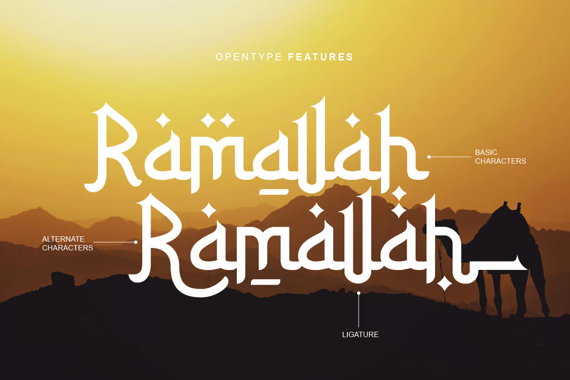 图片[2]-Ramallah – 阿拉伯字体风格-光子波动网 | 专业WordPress修复服务，全球范围，快速响应