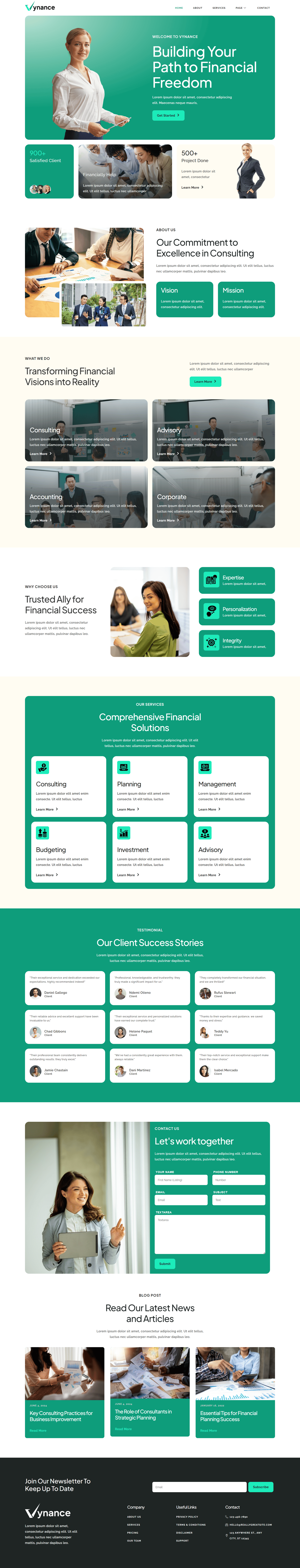 图片[1]-Vynance – 财务与商业咨询 Elementor 模板包-光子波动网 | 专业WordPress修复服务，全球范围，快速响应