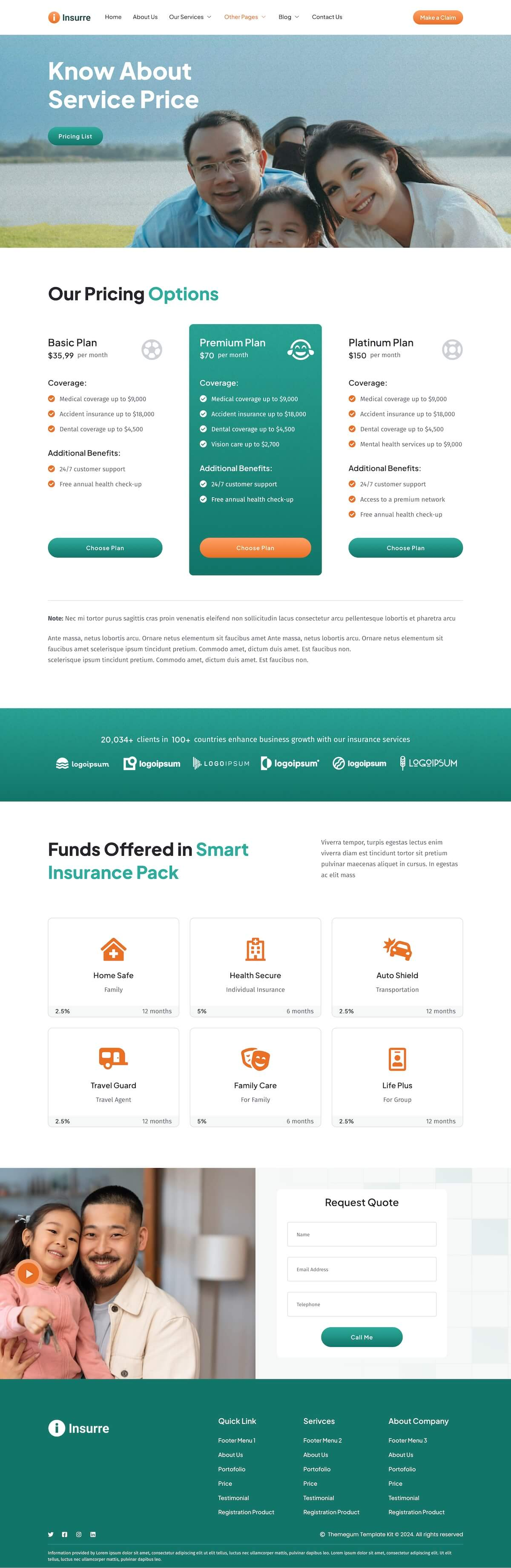 图片[3]-Insurre – 保险代理 Elementor 模板包-光子波动网 | 专业WordPress修复服务，全球范围，快速响应