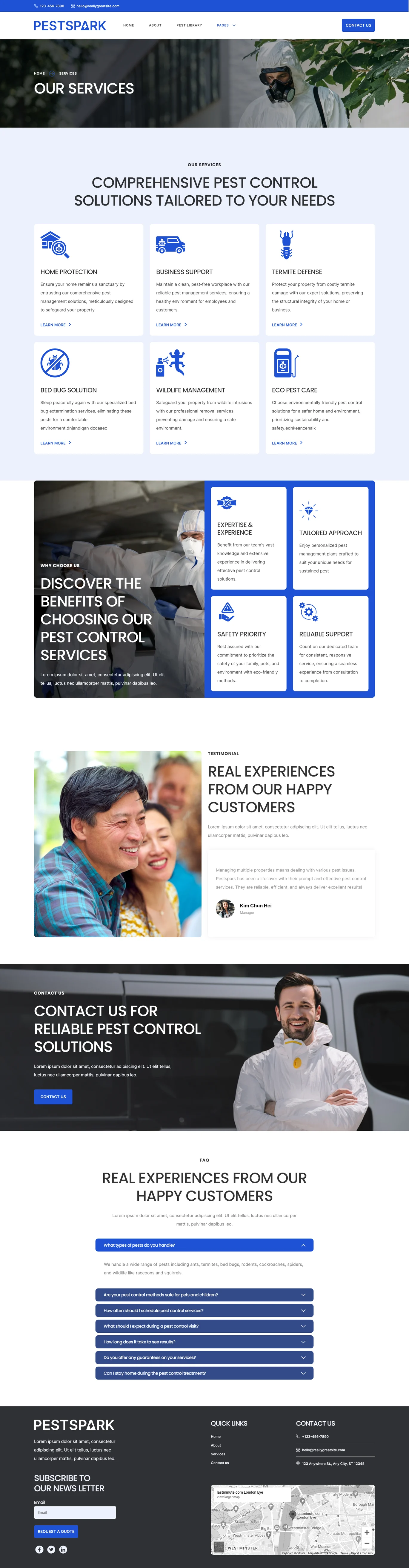 图片[1]-Pestspark – 害虫控制服务 Elementor 模板包-光子波动网 | 专业WordPress修复服务，全球范围，快速响应