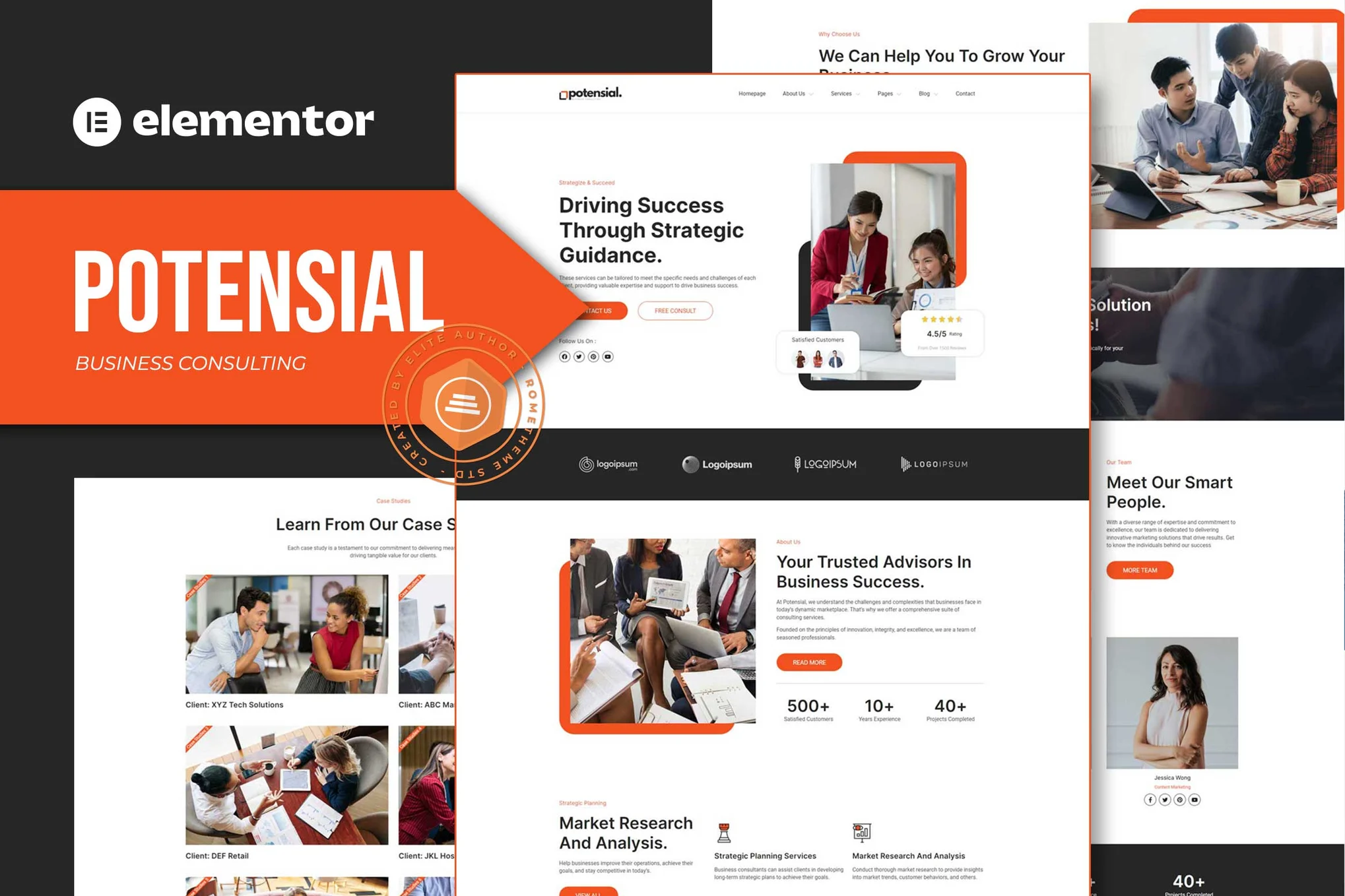 Potensial - Business Consulting Elementor Template Pack - Photonwave.com | Professional WordPress Repair Service, Worldwide, Fast Response