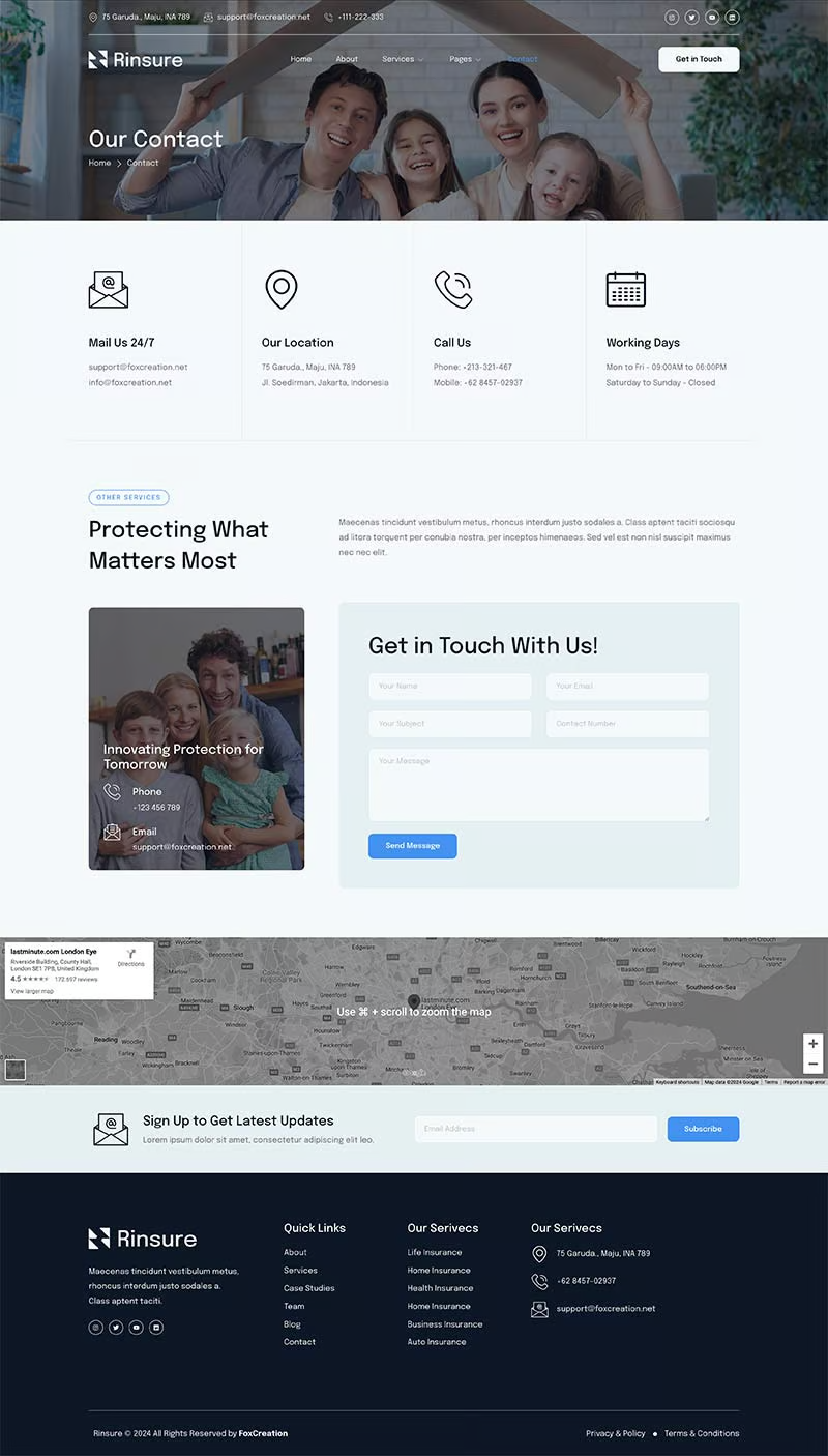 图片[1]-Rinsure – 保险代理 Elementor 模板包-光子波动网 | 专业WordPress修复服务，全球范围，快速响应