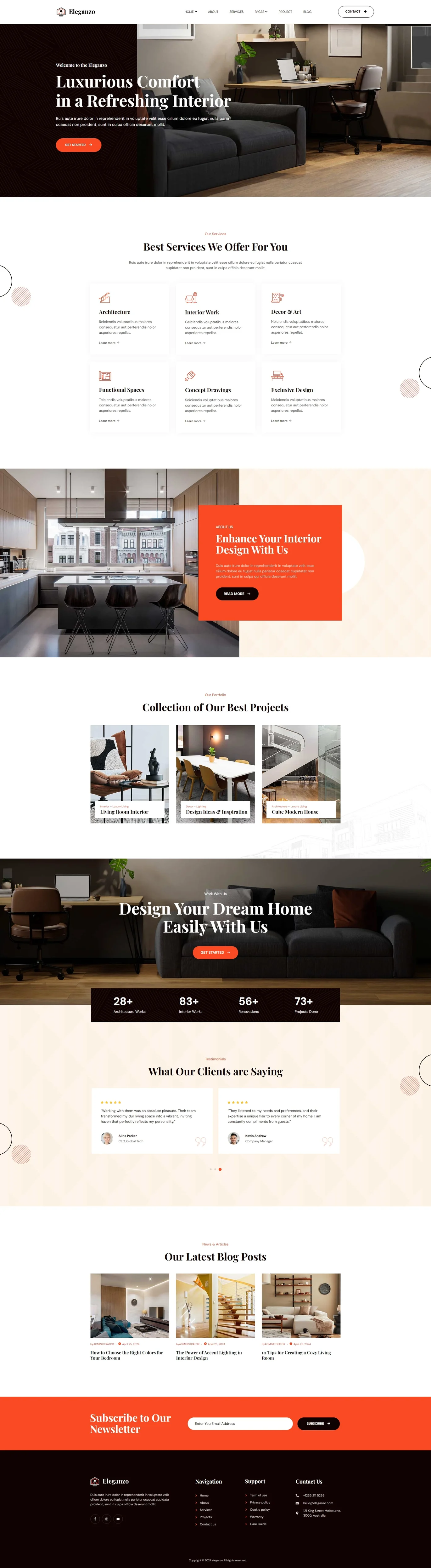 图片[3]-Eleganzo – 室内设计与建筑 Elementor 模板包-光子波动网 | 专业WordPress修复服务，全球范围，快速响应
