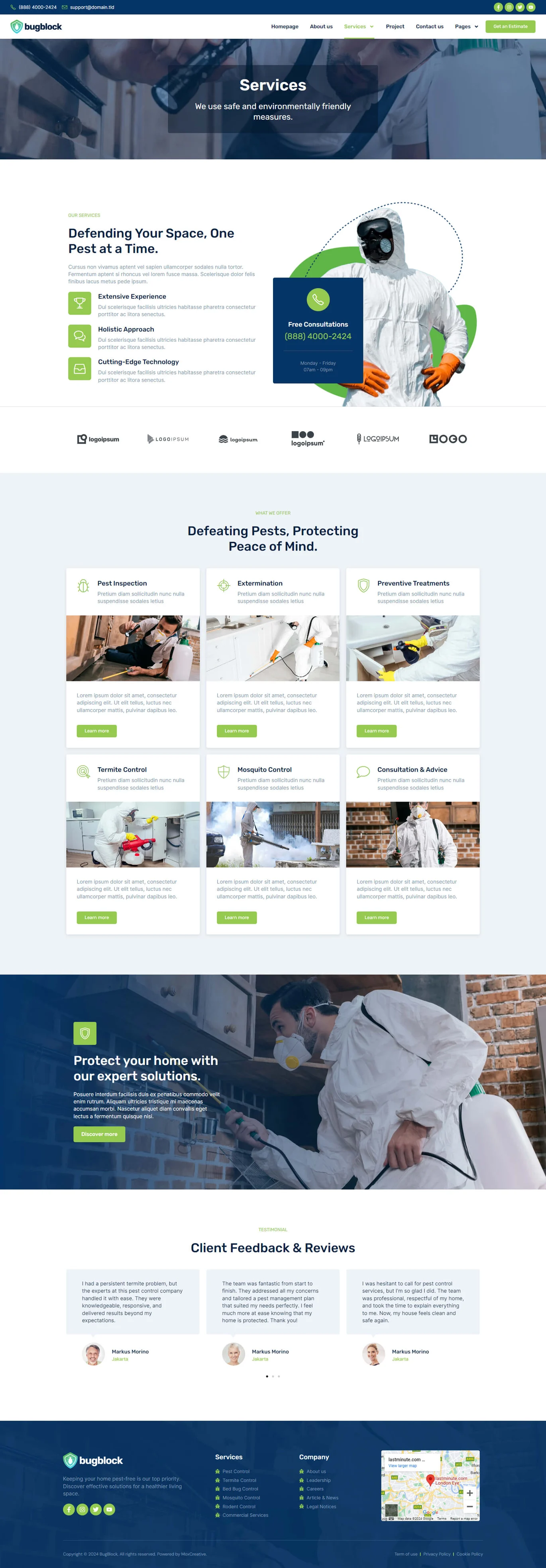 图片[1]-BugBlock – 害虫控制服务 Elementor 模板包-光子波动网 | 专业WordPress修复服务，全球范围，快速响应