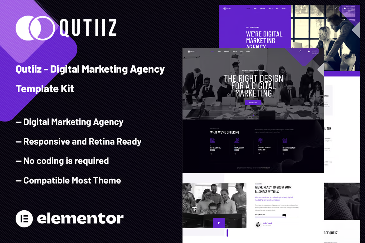 Qutiiz - Digital Marketing Agency Template Pack - Photon Fluctuation Network | Professional WordPress Repair Service, Worldwide, Fast Response