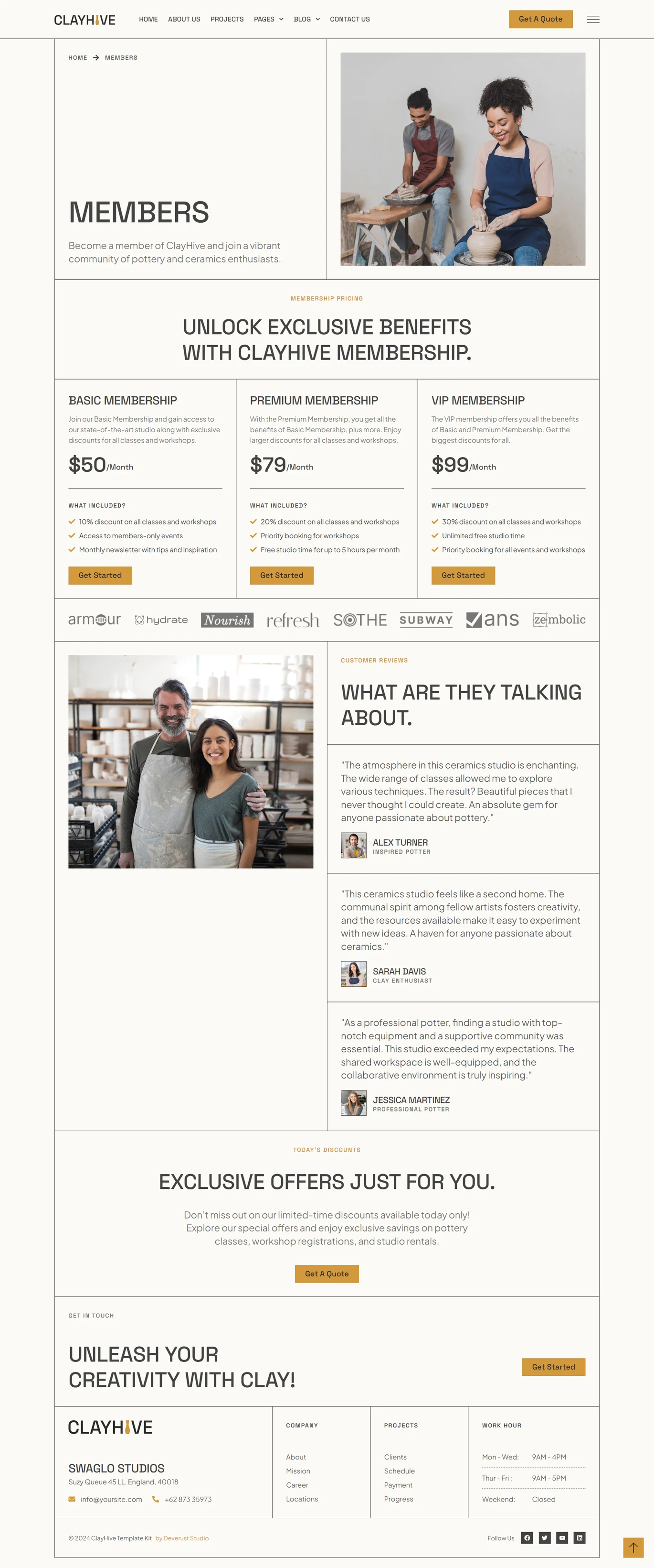 Image [3] - ClayHive - Pottery & Ceramics Studio Elementor Template Pack - Photon Flux | Professional WordPress repair service, worldwide, fast response!