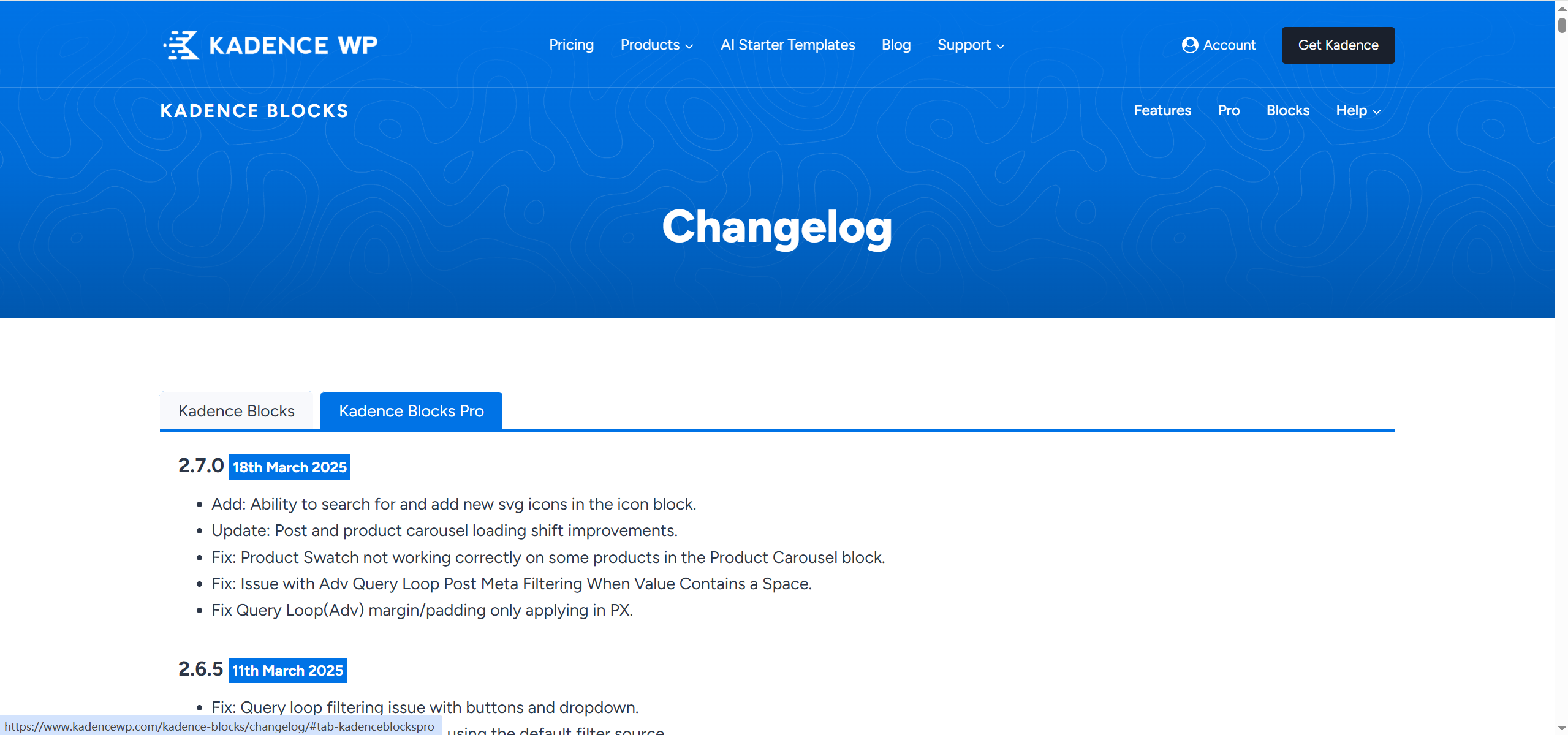 Imagen [3]-Actualización 18 de marzo de 2025 de Kadence Blocks y Kadence Blocks Pro: Mejoras y correcciones para mejorar la experiencia de diseño.