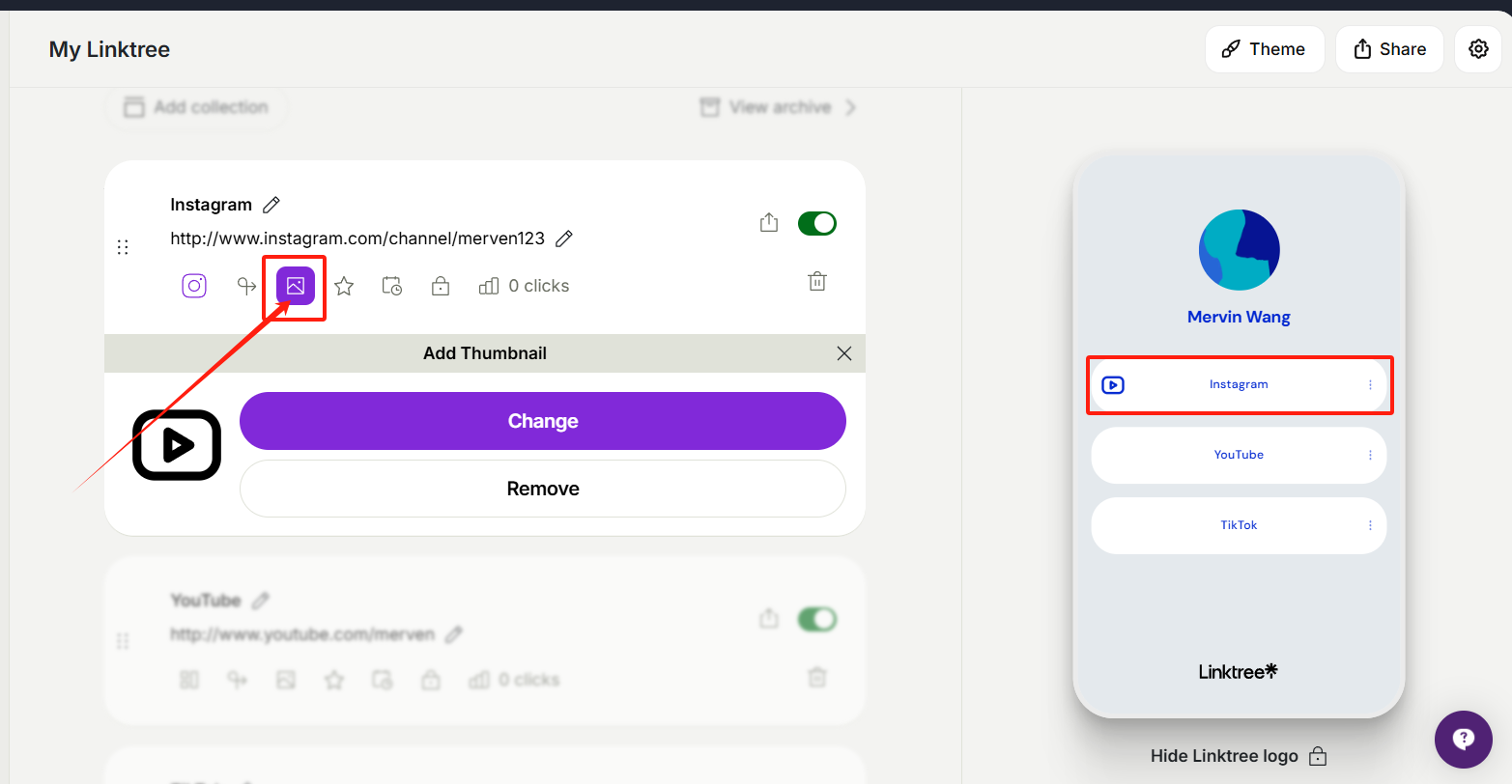 图片[10]-Linktree：社交媒体管理神器，轻松集成多个链接！