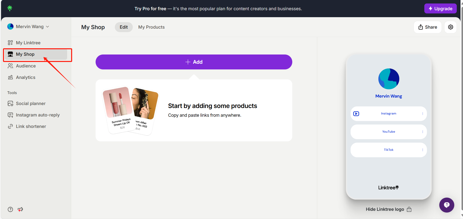 图片[12]-Linktree：社交媒体管理神器，轻松集成多个链接！