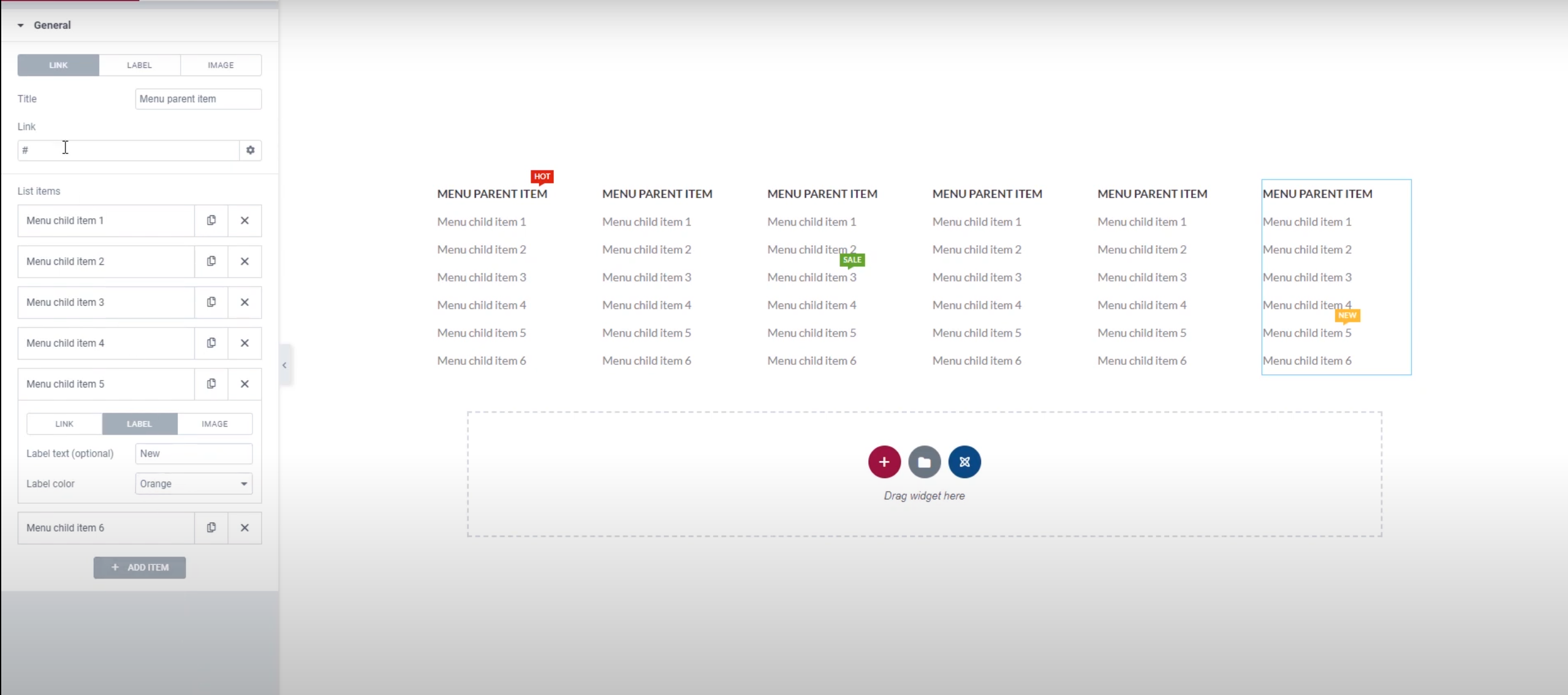 图片[9]-如何使用 Elementor 构建器和 WoodMart 主题创建超级菜单
