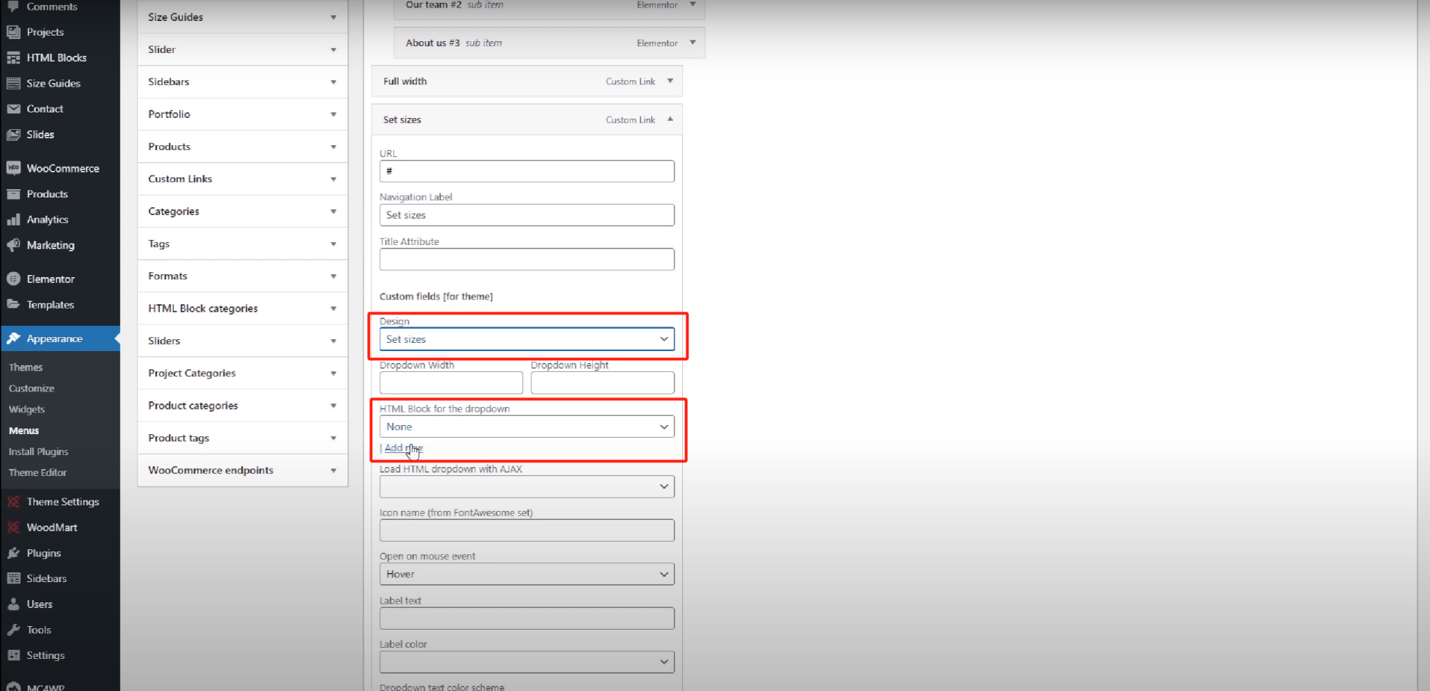 图片[11]-如何使用 Elementor 构建器和 WoodMart 主题创建超级菜单