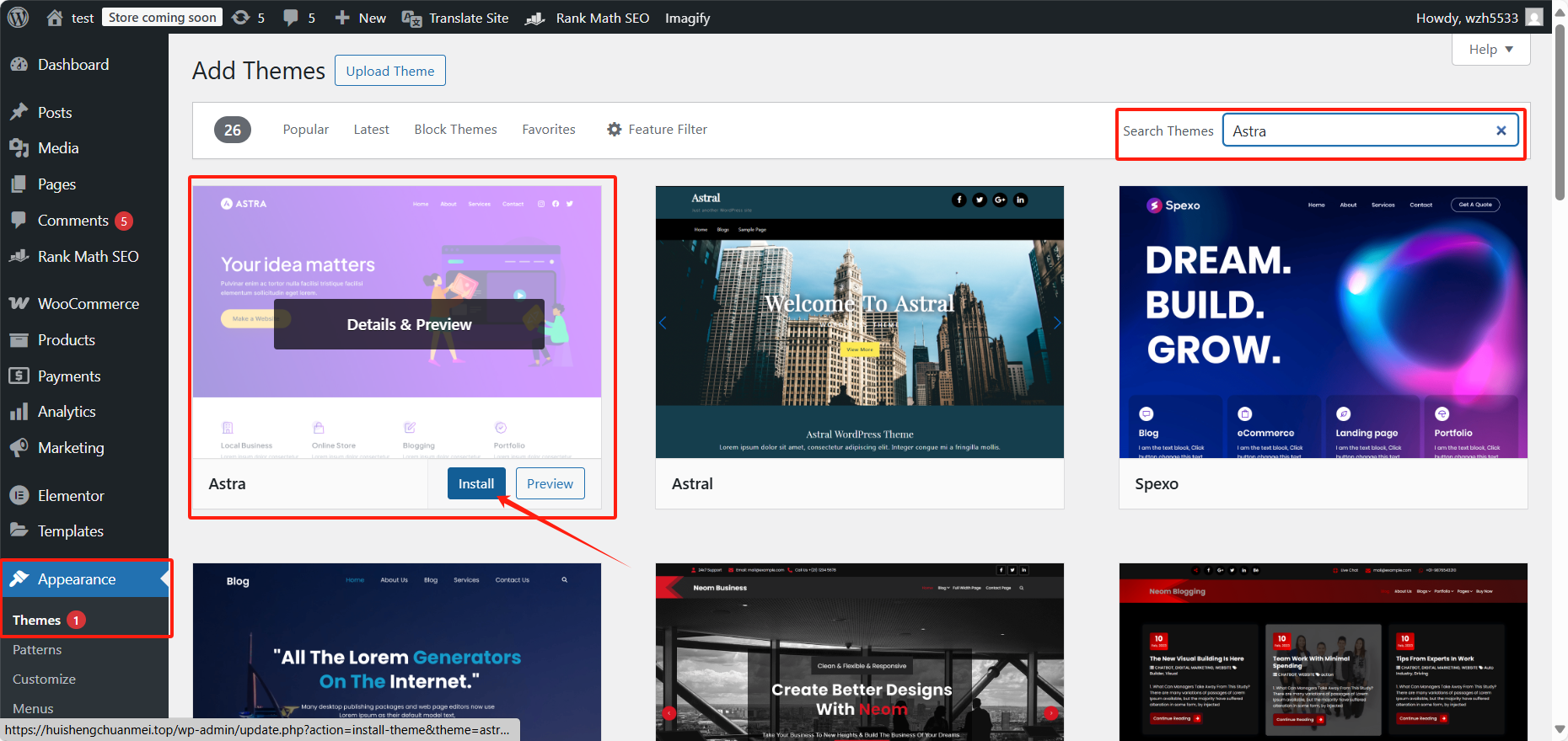 Image [3]-Tutoriel sur le thème Astra : Comment intégrer Woocommerce au thème Astra