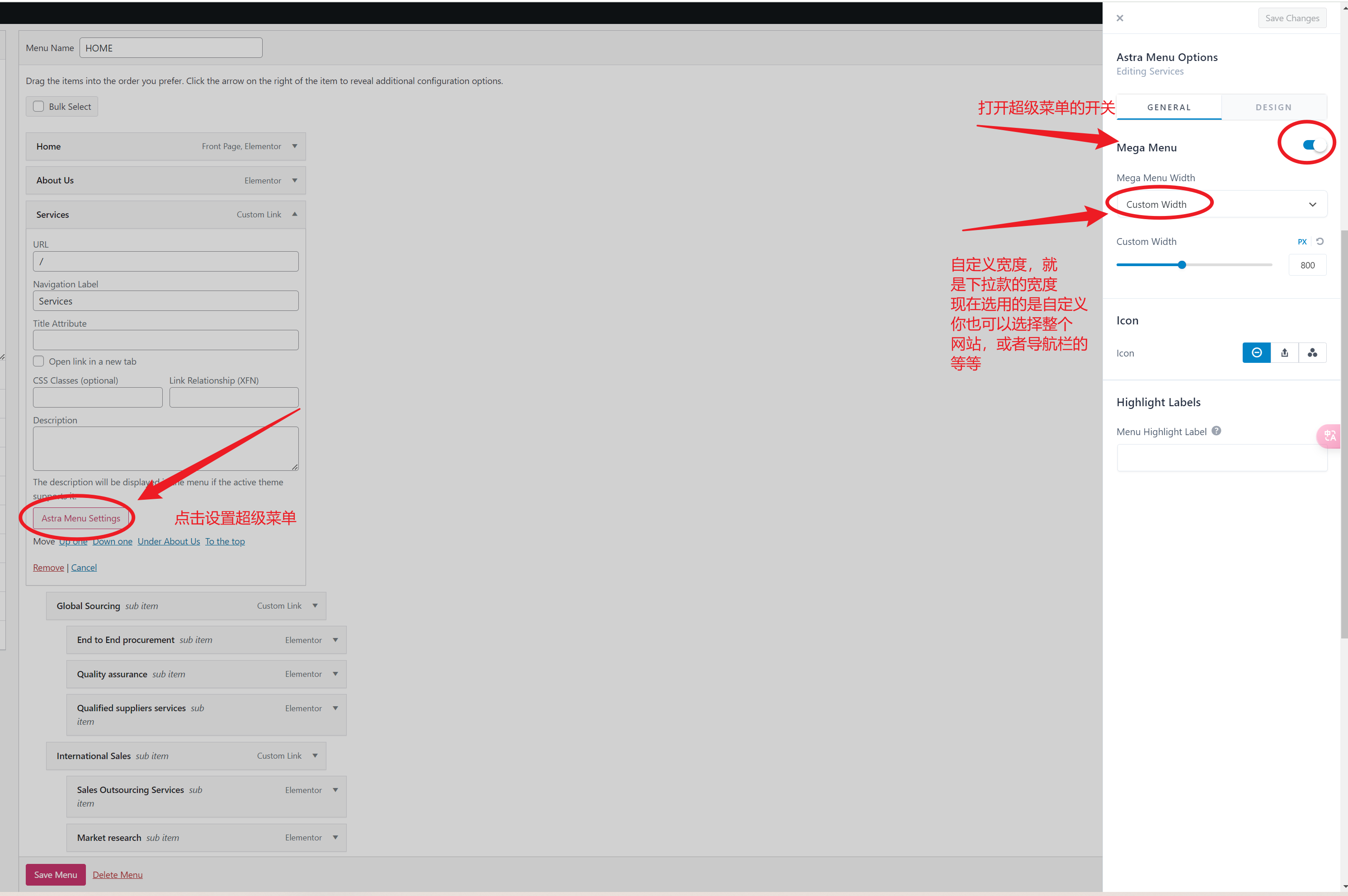 图片[9]-Astra主题教程：如何在Astra主题上设置导航菜单