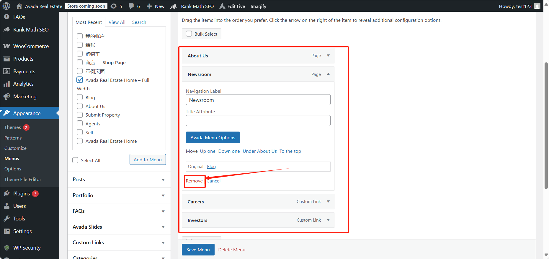 图片[5]-Avada主题教程：如何在Avada主题上设置导航菜单和超级菜单