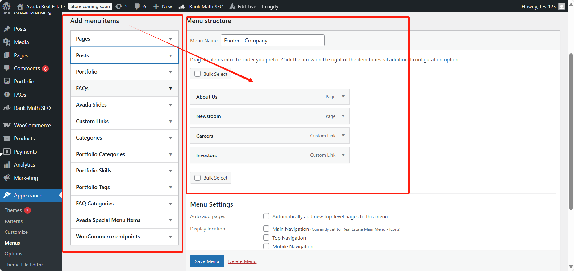 图片[6]-Avada主题教程：如何在Avada主题上设置导航菜单和超级菜单
