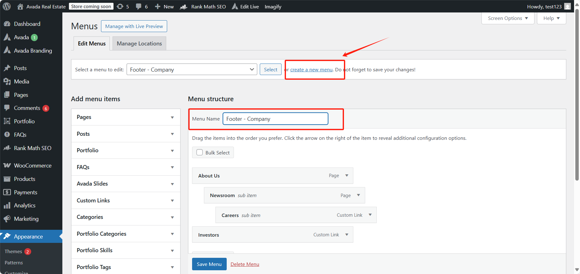 图片[9]-Avada主题教程：如何在Avada主题上设置导航菜单和超级菜单