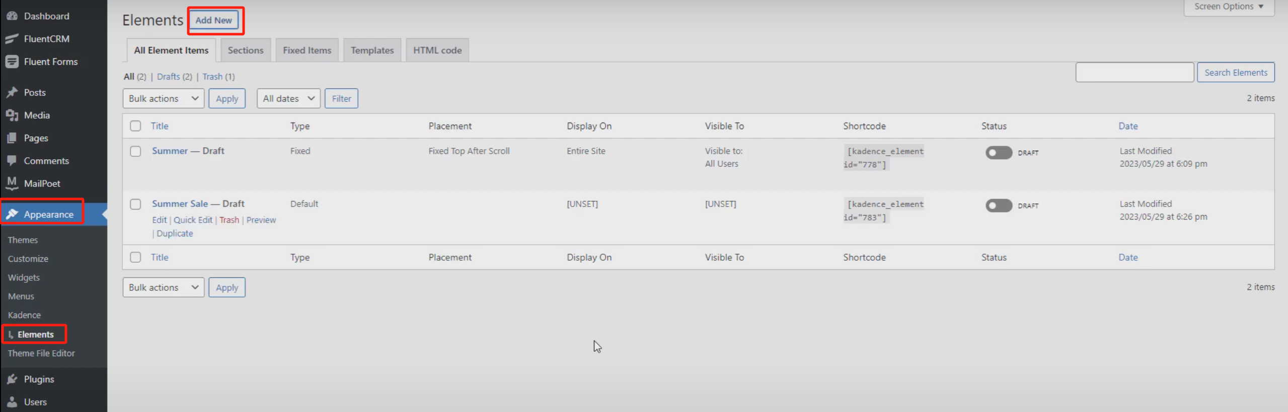 图片[3]-如何在Kadence主题中创建和设置通知栏