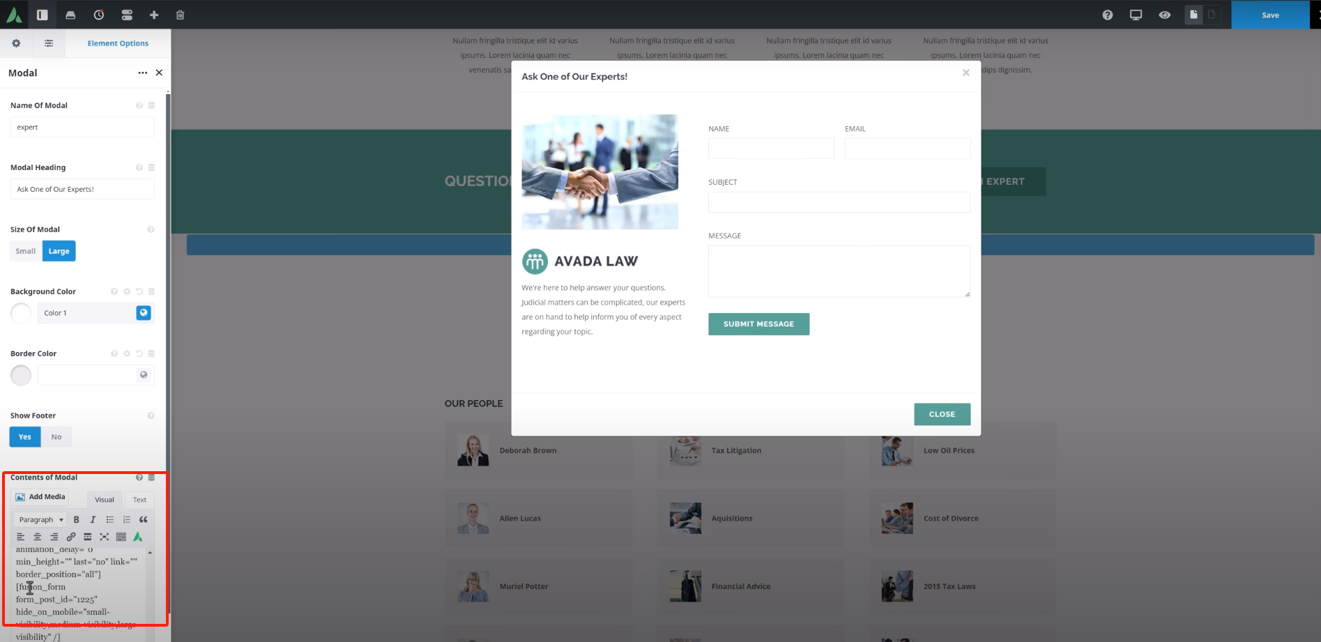 图片[13]-彻底掌握Avada弹窗功能：用Modal元素打造专业级弹出窗口