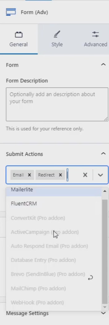 Imagen [11] - Cómo crear formularios profesionales en WordPress con Kadence Bloques de formularios avanzados