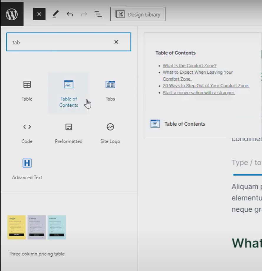 图片[3]-Kadence 教学：在 WordPress 网站中插入内容目录提升结构与 SEO