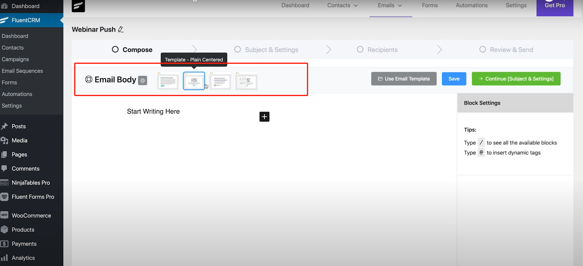 Image [13]-FluentCRM Free Edition Features Explained : How to Make the Most of Free CRM Plugins for Marketing Automation (en anglais)