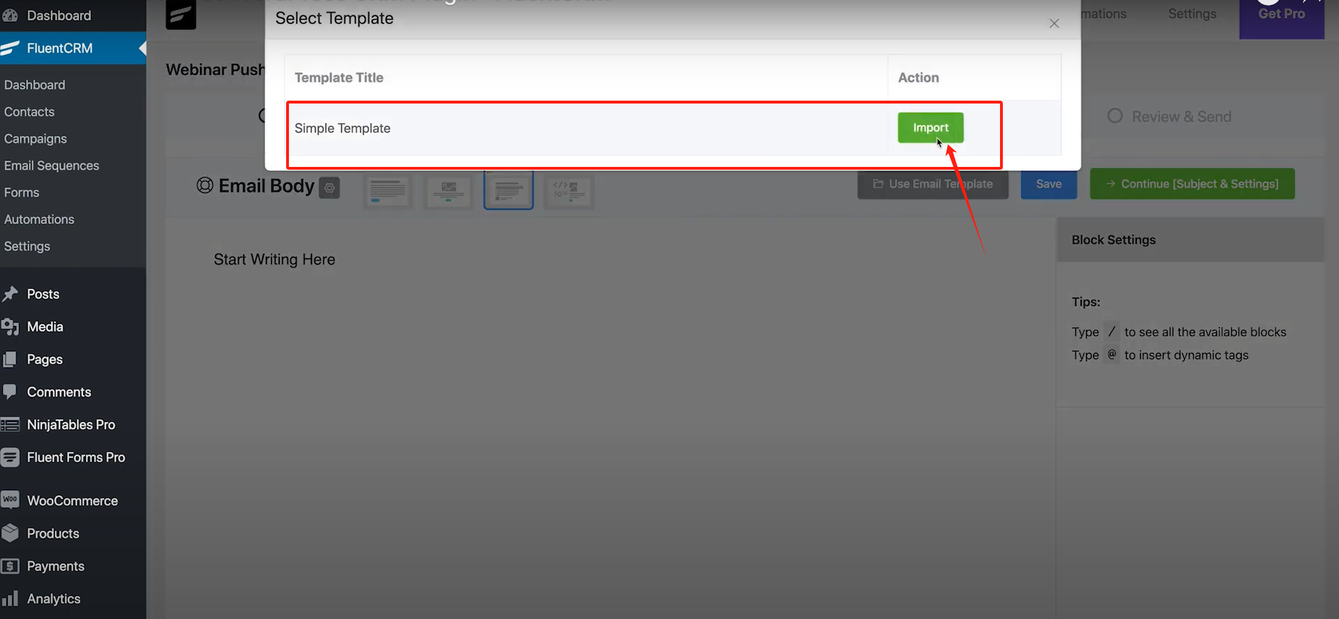Image [14]-FluentCRM Free Edition Features Explained : How to Make the Most of Free CRM Plugins for Marketing Automation (en anglais)