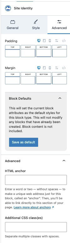 图片[8]-Kadence 教程：使用 Site Identity Block 自定义站点图标与标题样式