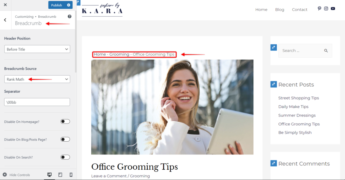 Image [8]-Tutoriel sur le thème Astra : Comment ajouter un fil d'Ariane sur le thème Astra