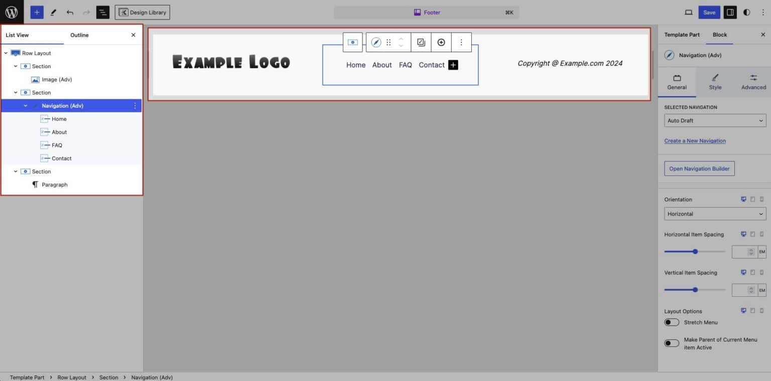 图片[16]-在 Kadence Blocks 中使用 Full Site Editing 构建页眉和页脚的完整教程