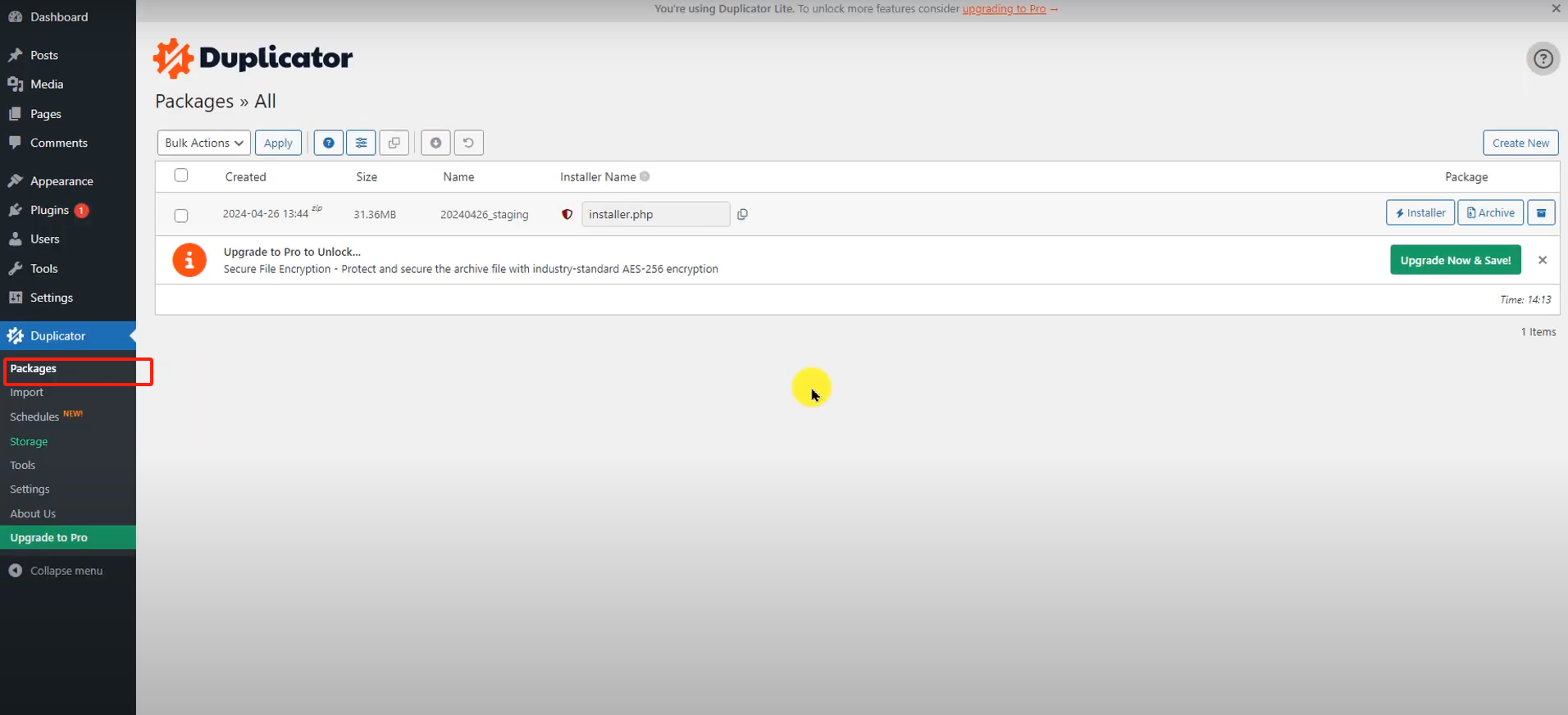 Image [4]-WordPress Site Backup and Migration Complete Tutorial: Using the Duplicator Plugin to Quickly Achieve a Site Move