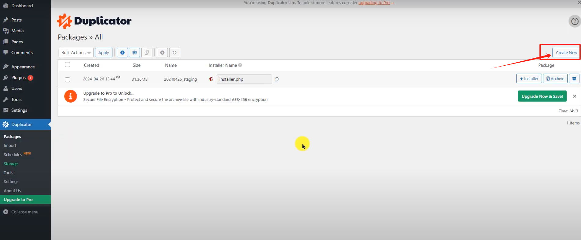 Image [5]-WordPress Site Backup and Migration Complete Tutorial: Using the Duplicator Plugin to Quickly Achieve a Site Move