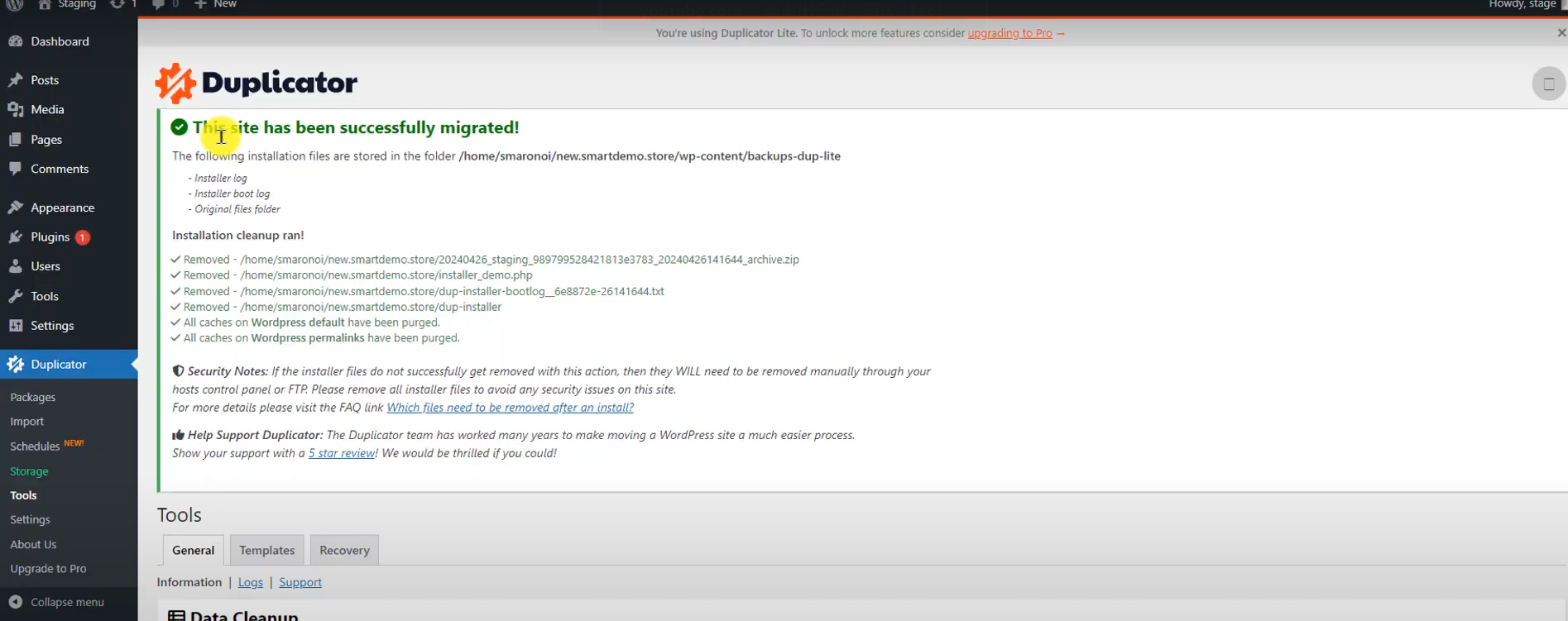 Image [16]-WordPress Site Backup and Migration Complete Tutorial: Using the Duplicator Plugin to Quickly Achieve a Site Move