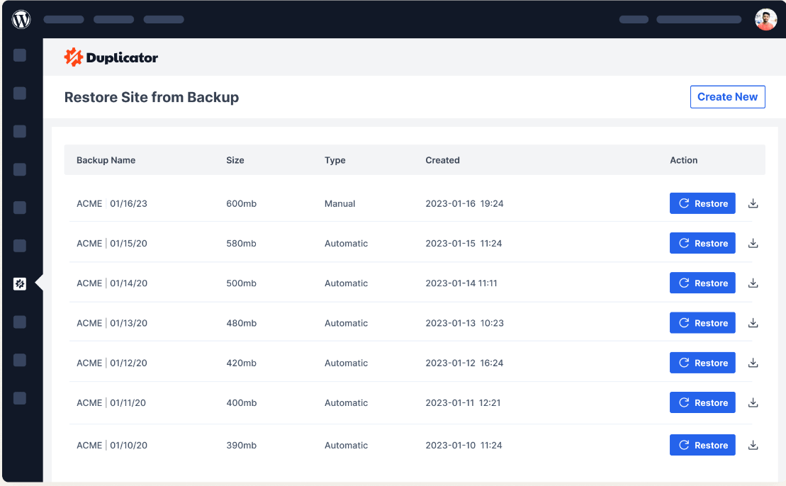Image [2]-WordPress Site Backup and Migration Complete Tutorial: Using the Duplicator Plugin to Quickly Achieve a Site Move