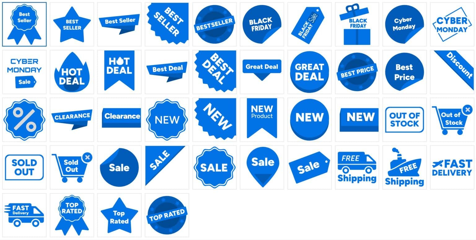 Imagen [8]-Kadence Shop Kit Insignia de producto Tutorial completo: Tipos, configuración y consejos de visualización