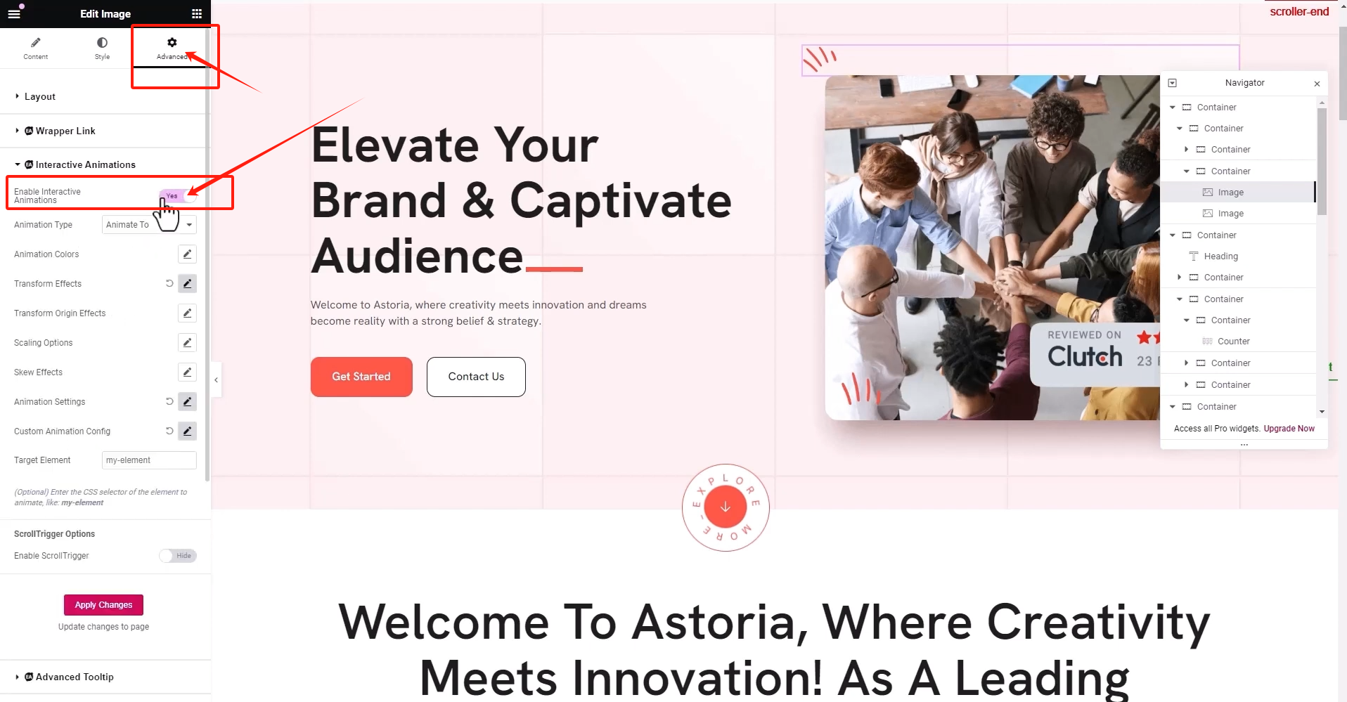 Picture [4]-Make Elementor page move!