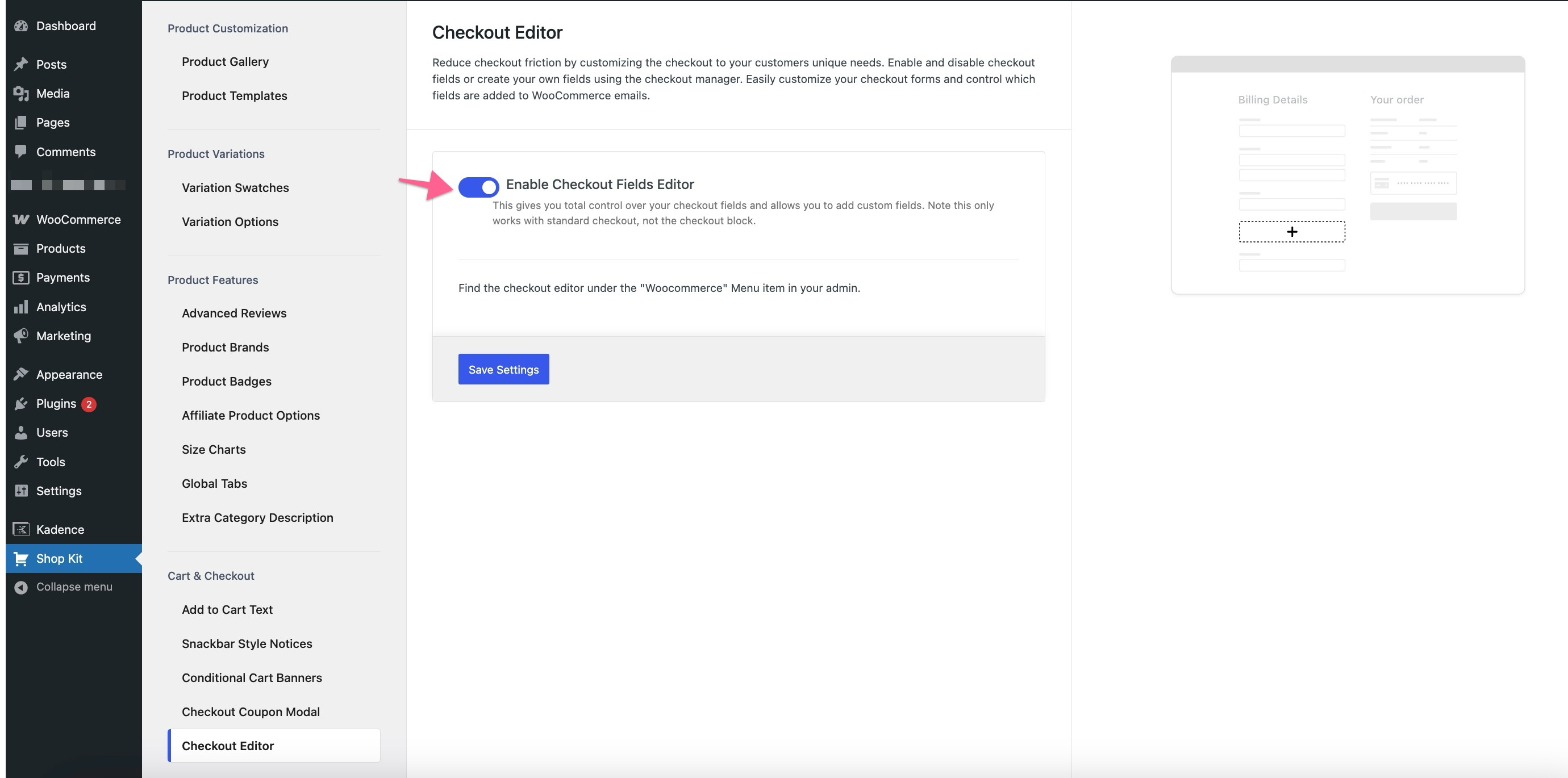 Image [4]-Kadence Shop Kit Customized Checkout Fields: Enhancing WooCommerce Form Flexibility