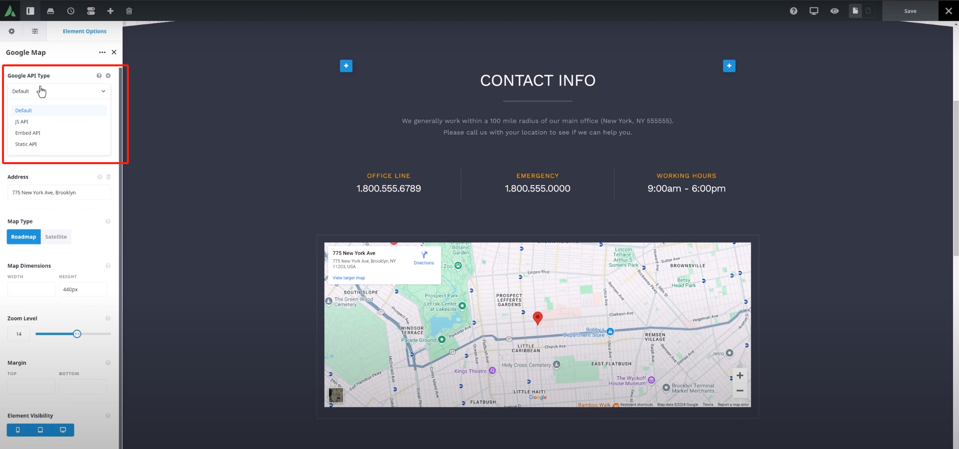 图片[4]-Avada主题教程：如何使用 Avada 的 Google Maps 元素，实现地理定位提升品牌信任