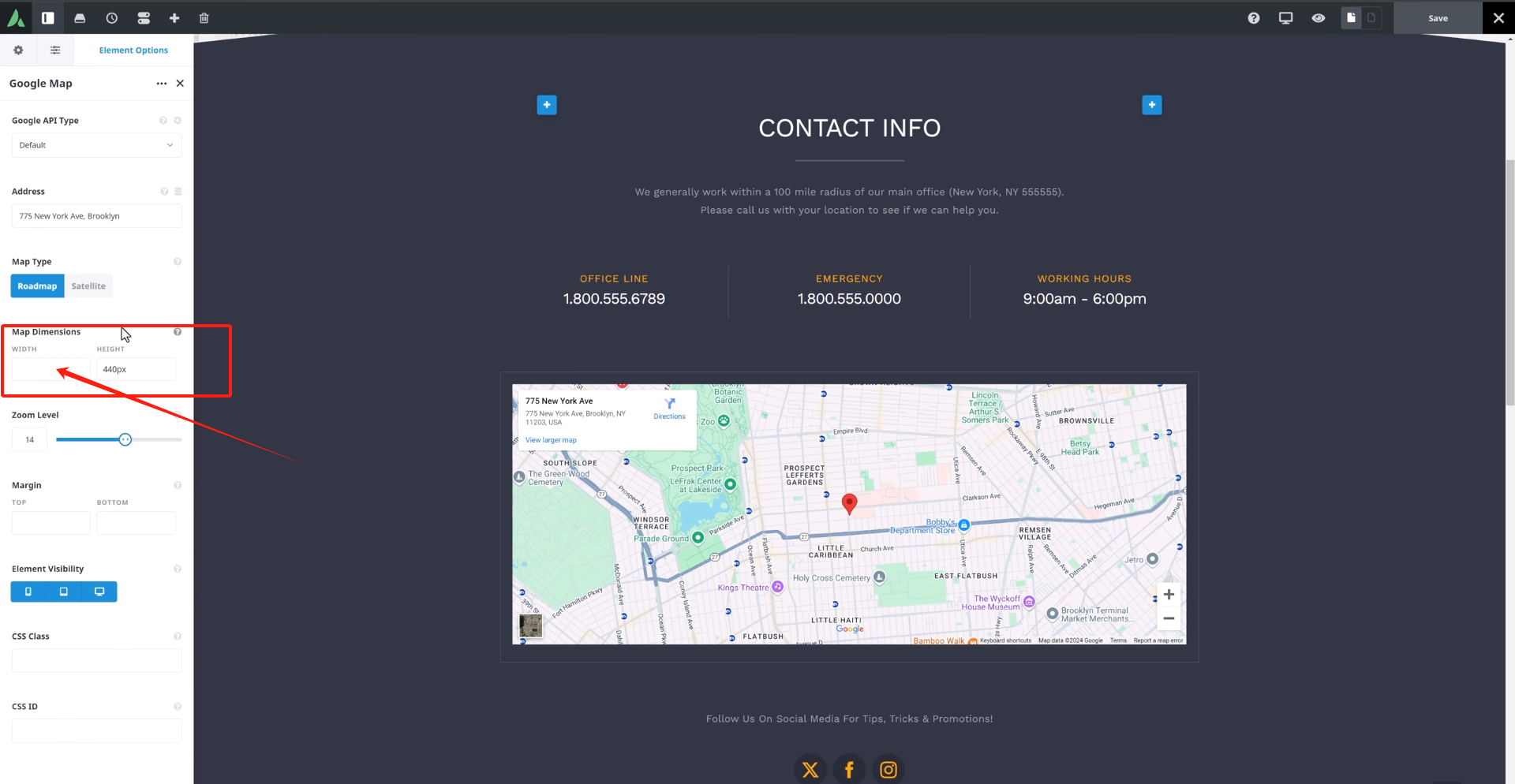 图片[7]-Avada主题教程：如何使用 Avada 的 Google Maps 元素，实现地理定位提升品牌信任