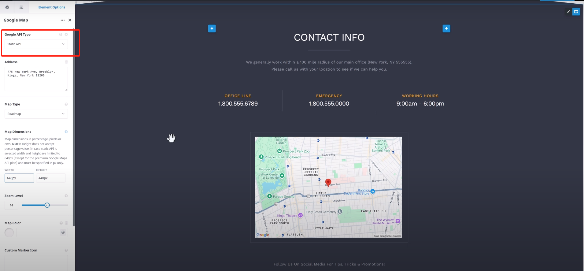 图片[9]-Avada主题教程：如何使用 Avada 的 Google Maps 元素，实现地理定位提升品牌信任