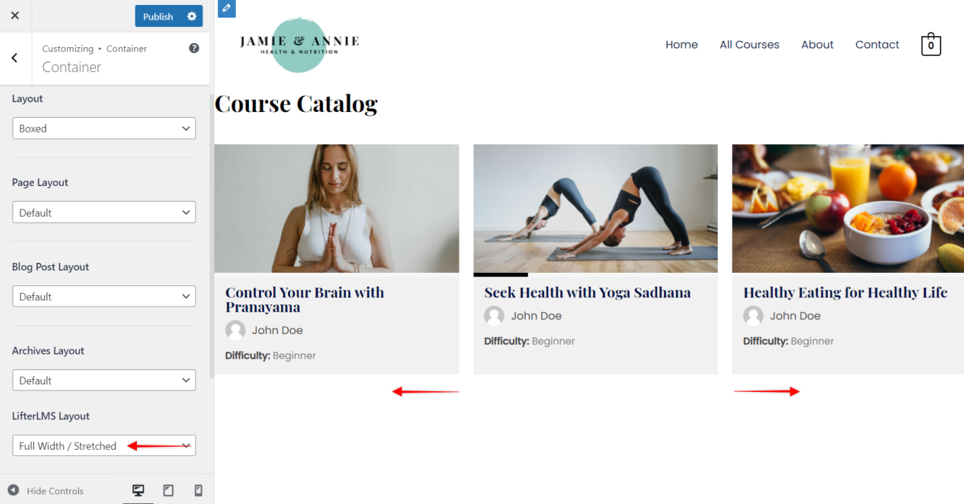 Imagen [6]-Astra Free Theme con LifterLMS para crear detalles del diseño de la página del curso