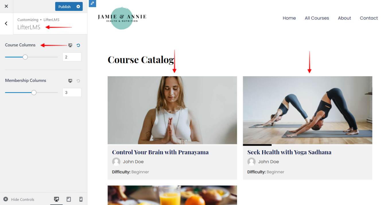 Imagen [11]-Astra Free Theme con LifterLMS para crear detalles del diseño de la página del curso