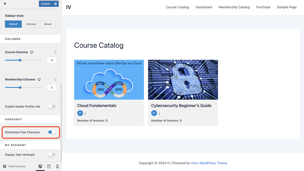 图片[5]-Astra Pro 搭配 LifterLMS 打造专业 WordPress 在线课程平台