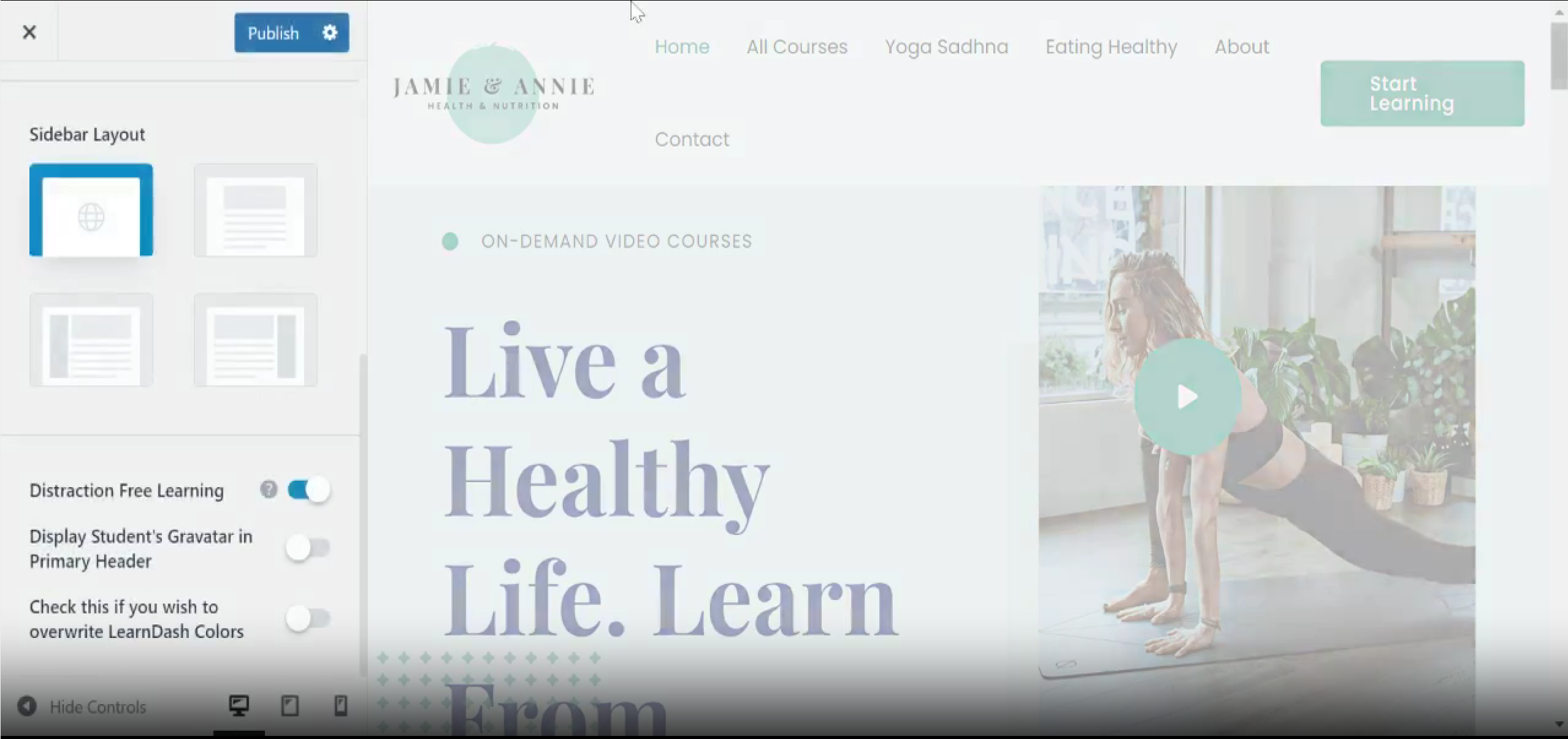 Image [12]- Thème gratuit Astra avec intégration LearnDash : Créer rapidement des pages de cours en ligne professionnelles